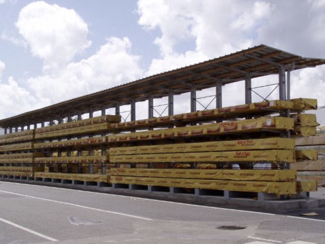 Fourniture de rayonnages - chantier OptimSpace