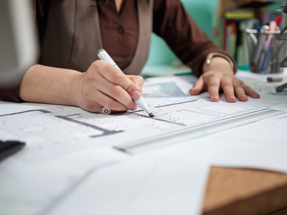 Marquage au sol - chantier OptimSpace